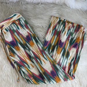 Georgia Brand Geometric Aztec Palazzo Pants Sz 00